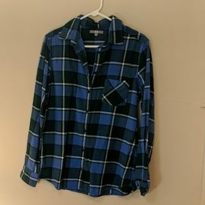 NWOT Uniqlo plaid flannel with pocket